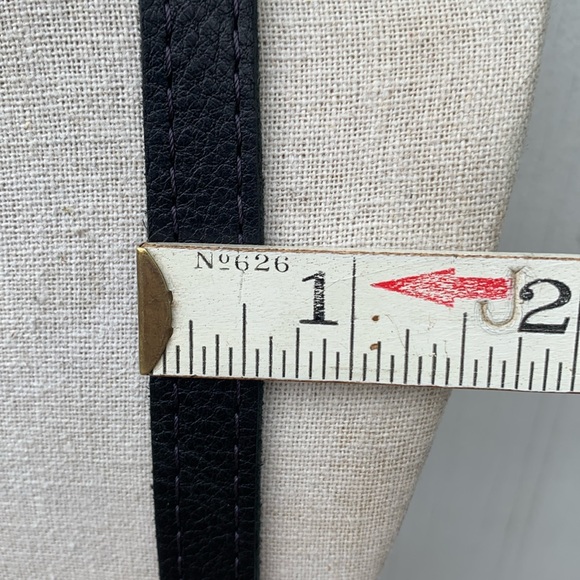 Leather black crossbody leaf embroidered VICKI JEAN - Picture 6 of 13